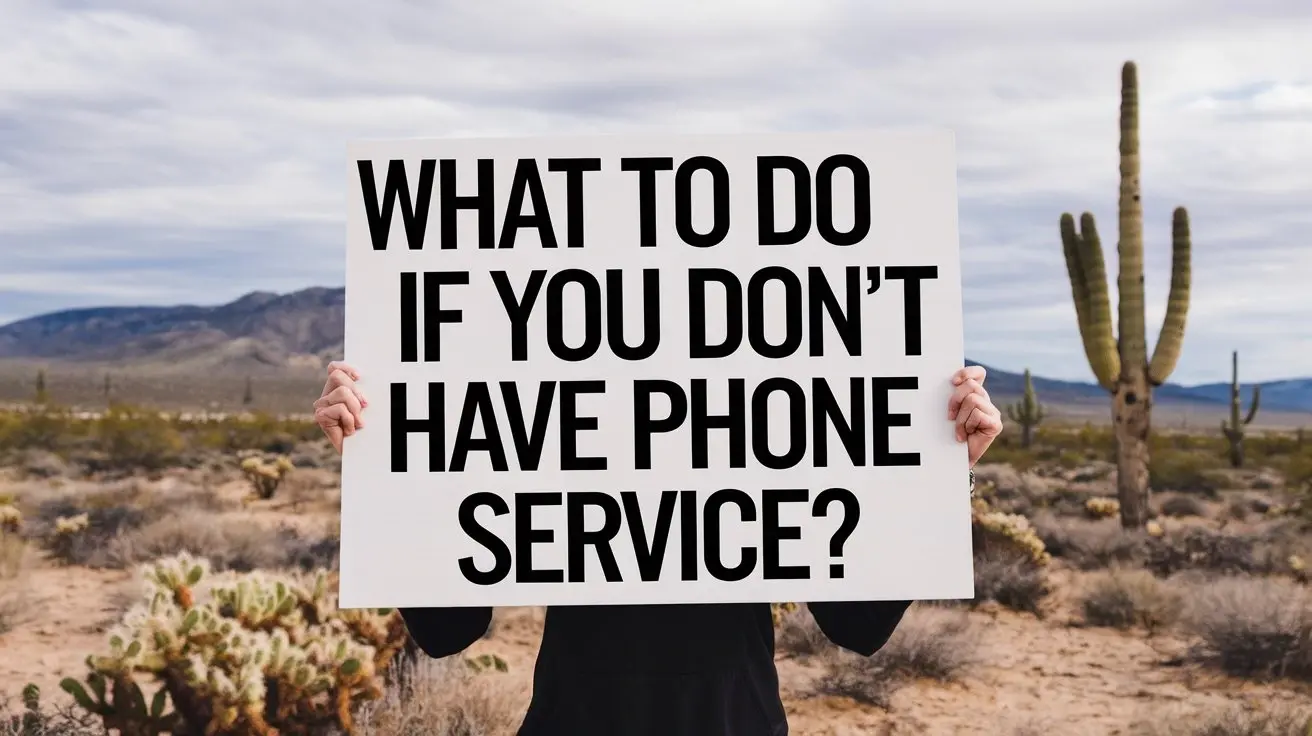 No phone service