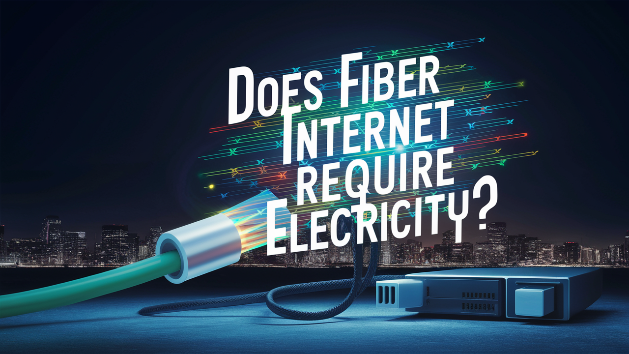 Does fiber internet require electricity?