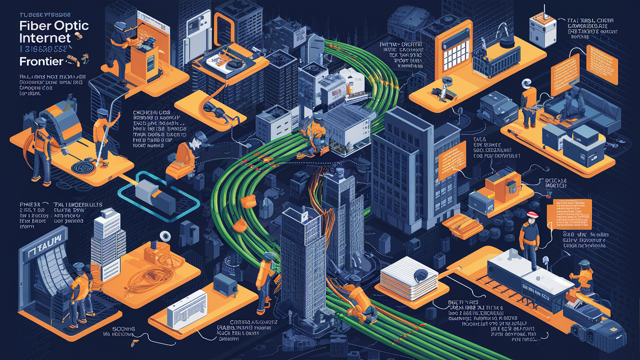 How Does Frontier Install Fiber Optic Internet?