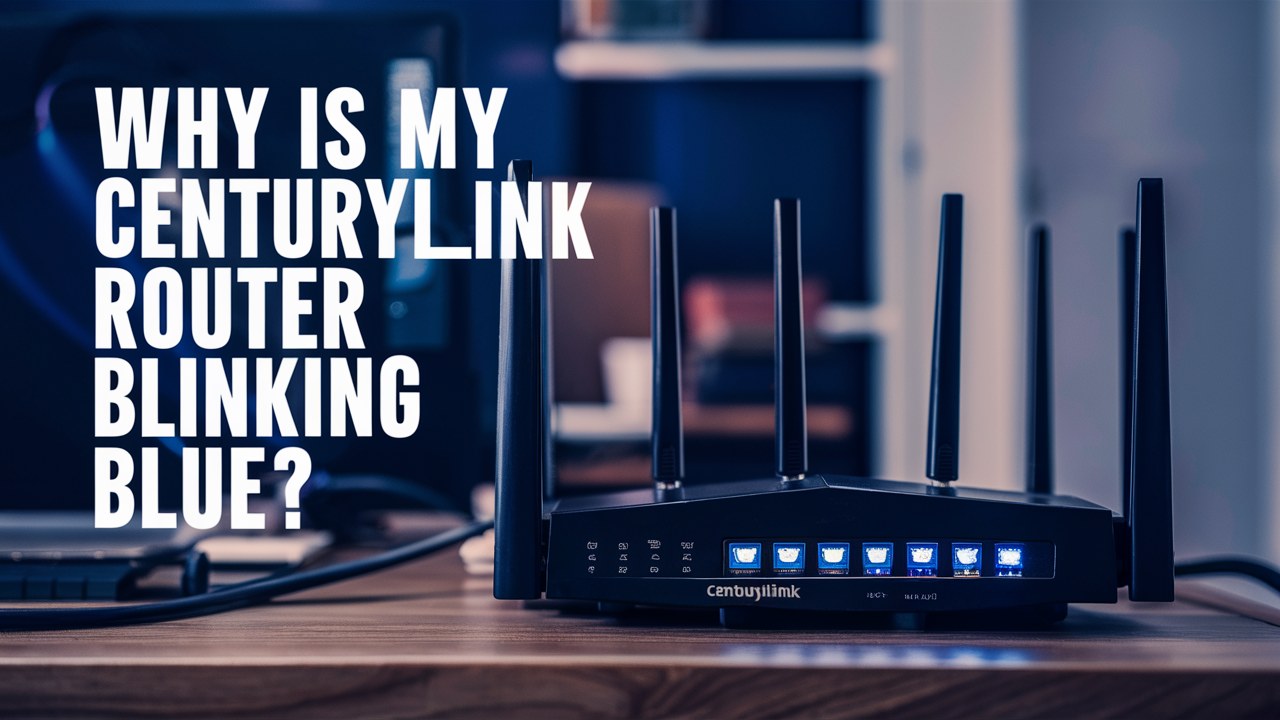 Why is My Centurylink Router Blinking Blue?